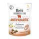 Ласощі Brit Care Functional Snack Snack Antiparasitic Salmon д/собак напіввологі антипаразитарний ефект лосось 150 г 111425 фото 1