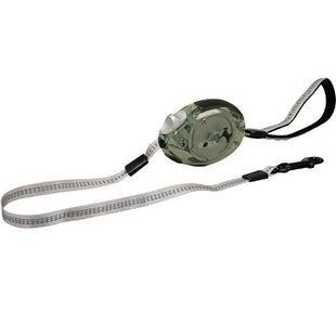 Flamingo Dogx2GO Belt Glassy L ФЛАМІНГО БЕЛТ ГЛАССІ повідець рулетка для собак до 35кг, світловідбивна стрічка 2м 513283 фото