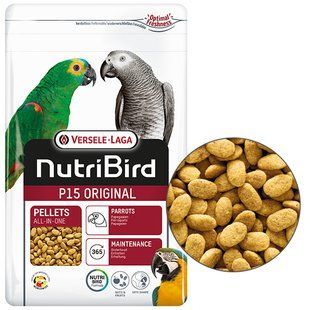 Versele-Laga NutriBird P15 Original ВЕРСЕЛЕ-ЛАГА НУТРИБЕРД ОРИДЖИНАЛ ЕЖЕДНЕВНЫЙ полнорационный экструдированный корм для крупных попугаев 221259 фото