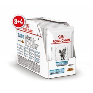 Вологий корм для дорослих котів ROYAL CANIN SENSITIVITY CONTROL CHICKEN CAT 0.085 кг 8+4 2536199824 фото