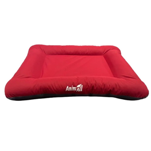 Лежак АnimАll Super Max Hot Red АнімАлл спальне місце для собак і кішок M, 80X65см, червоний (АТ 8909) 151404 фото