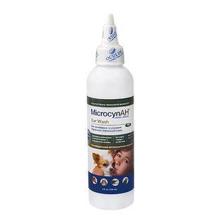 Microcyn Ear Wash МИКРОЦИН капли для ушей всех видов животных 701814 фото