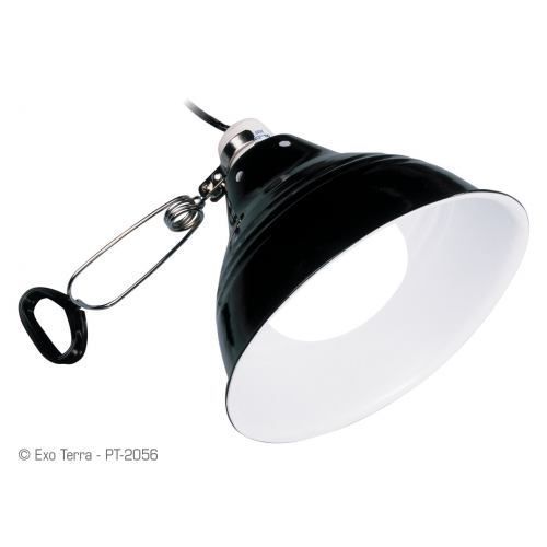 Плафон ExoTerra Glow Light для ламп обігріву в тераріум метал 14 см PT2052 фото