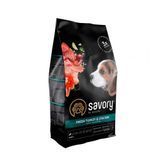 Корм сухой Savory Puppy rich in Fresh Turkey and Chicken для щенков всех пород со свежей индейкой и курицей 1 кг 30280 фото