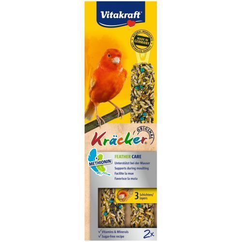 Лакомство Vitakraft Kracker Original Feather Care для канареек во время линьки 60 г / 2 шт 21221 фото