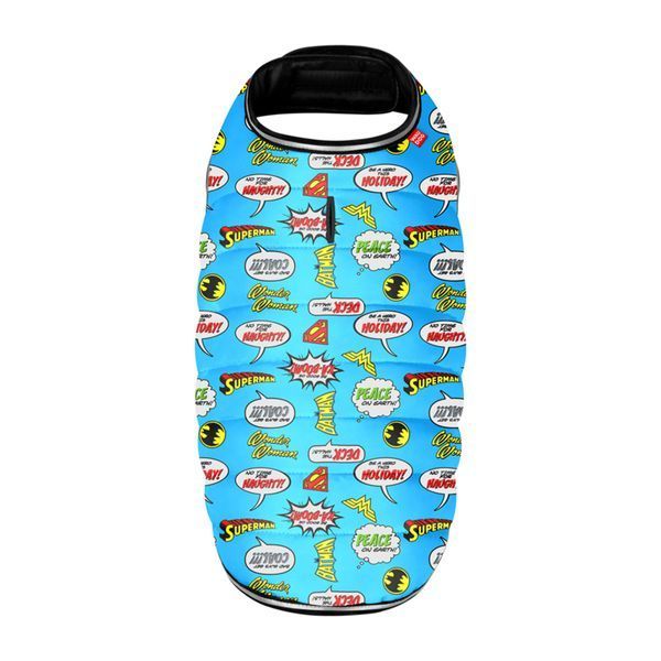 Курточка-накидка для собак WAUDOG Clothes, рисунок "Лига Справедливости", XXS, А 23 см, B 29-36 см, С 14-20 см 501-4002 фото