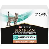 Влажный диетический корм PRO PLAN VETERINARY DIETS EN Gastrointestinal для котят и взрослых кошек для уменьшения расстройств кишечной абсорбции и кормления в период восстановления, выздоровления, с лососем, 10х85 г 7613035983359 фото