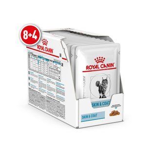 Вологий корм для дорослих котів&nbsp;ROYAL CANIN SKIN&COAT CAT 0.085 кг 8+4 2536199829 фото