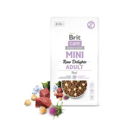 Корм сухий Brit Care Mini Raw Delights Beef д/собак малих порід яловичина 2 кг 173213 фото