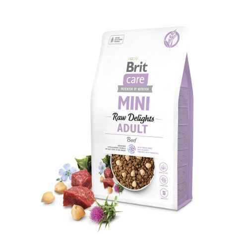 Корм сухий Brit Care Mini Raw Delights Beef д/собак малих порід яловичина 2 кг 173213 фото