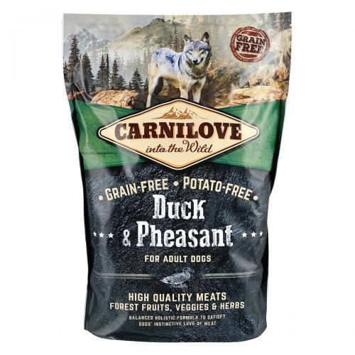 Корм сухой Carnilove Adult Duck and Pheasant для взрослых собак всех пород с уткой и фазаном 1,5 кг 150825/8877 фото