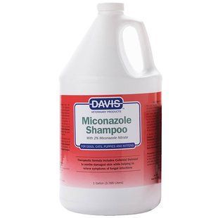 Davis Miconazole Shampoo ДЭВИС МИКОНАЗОЛ дерматокосметический шампунь с 2% нитратом миконазола для собак и котов с заболеваниями кожи MSG фото