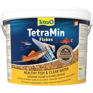 Корм сухой Tetra Min Flakes для тропических аквариумных рыбок в хлопьях 10 л/2,1 кг. 769939СПЕЦЦЕНА фото