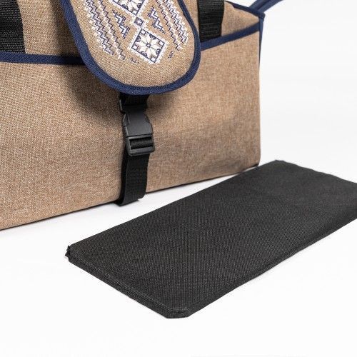 Сумка-переноска Pet Fashion Linen для собак 38х32х22 см PR243272 фото