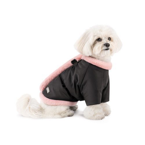 Куртка Pet Fashion Mery для собак чорний/рожевий S PR244315 фото