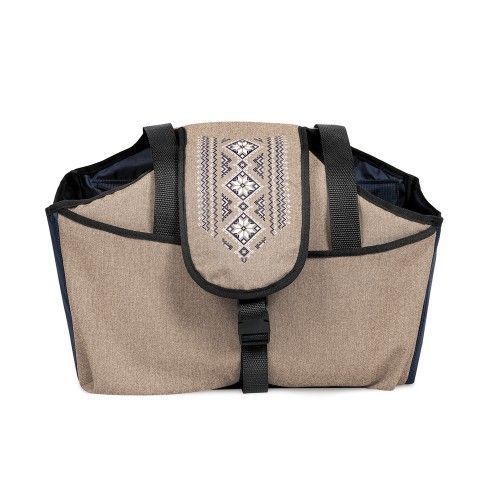 Сумка-переноска Pet Fashion Linen для собак 38х32х22 см PR243272 фото