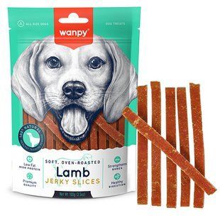 Wanpy Soft Lamb Jerky Slices ВАНПІ ФІЛЕ ЯГНЯ В&rsquo;ЯЛЕНЕ СЛАЙСИ ласощі для собак LA-03S фото