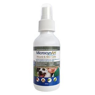 Microcyn Wound&Skin Care Spray МІКРОЦИН спрей для обробки ран і догляду за шкірою всіх видів тварин 992837 фото