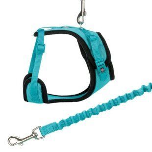 Шлея Trixie для котів Y-Harness бірюзовий, розмір 39-60 см/10мм, 1 м 41890 фото