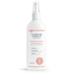 Veterinary Formula Clinical Care Hot Spot&Itch Relief Medicated Spray ВЕТЕРИНАРНАЯ ФОРМУЛА АНТИАЛЛЕРГЕННЫЙ дерматокосметический спрей от зуда и раздражения для собак и котов 01813 фото