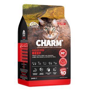 Charm Grass-Fed Beef ЧАРМ ЯЛОВИЧИНА ВІДГОДОВАНА НА ТРАВІ сухий беззерновий холістик корм для котів 1001461 фото