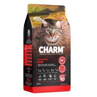 Charm Grass-Fed Beef ЧАРМ ЯЛОВИЧИНА ВІДГОДОВАНА НА ТРАВІ сухий беззерновий холістик корм для котів 1001485 фото