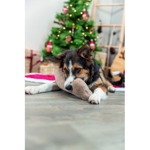 Игрушка для собак Trixie Рождественская косточка плюш 24 см 92605_Christmas фото