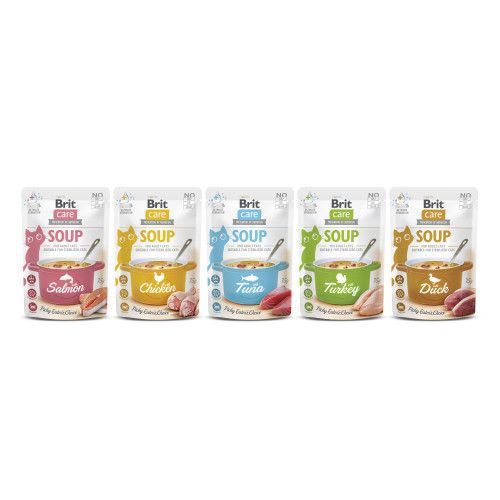 Корм влажный Brit Care Soup Tuna д/котел суп с тунцем 75 г 101058 фото