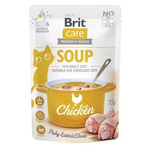 Корм влажный Brit Care Soup Chicken д/котел суп с курицей 75 г 101152 фото