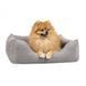 Лежак Pet Fashion Denver №2 для собак сірий 78х60х20 см PR243006 фото 2