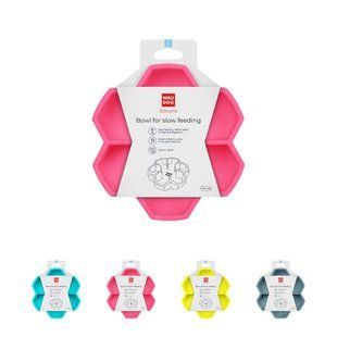 Миска для повільного харчування WAUDOG Silicone, 450 мл, рожевий 23537 фото