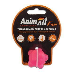 Игрушка AnimAll Fun шар молекула для собак малых пород и котов, коралловая, 3 см 110591 фото