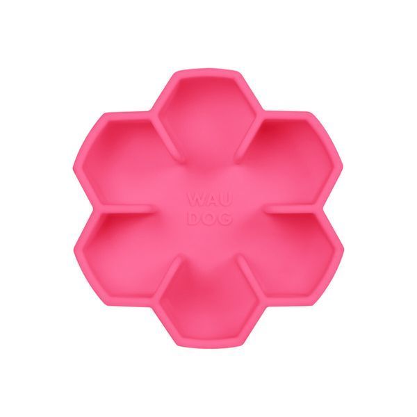 Миска для медленного питания WAUDOG Silicone, 450 мл, розовый 23537 фото