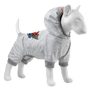 Комбинезон для собак WAUDOG Clothes рисунок "Супермэн, правда, справедливость", софтшелл, L50, B 65-72 см, С 42-48 см 311-1021 фото