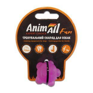 Игрушка AnimAll Fun шар молекула для собак малых пород и котов, фиолетовая, 3 см 110592 фото