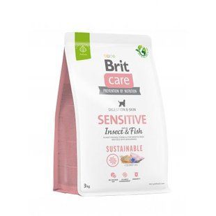Корм сухий Brit Care Dog Sustainable Sensitive 3 кг 172188 фото