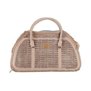 MISOKO Дорожня сумка для домашніх тварин, 51.5 x 25.5 x 27 см, світло-коричнева YIWUMSK70161 фото