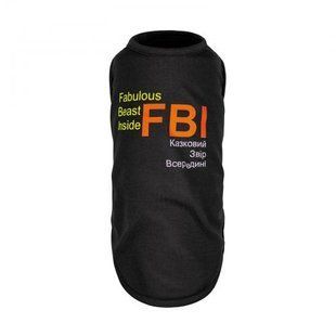 Борцівка Pet Fashion &laquo;FBI&raquo; для собак, розмір XS, чорна PR242020 фото