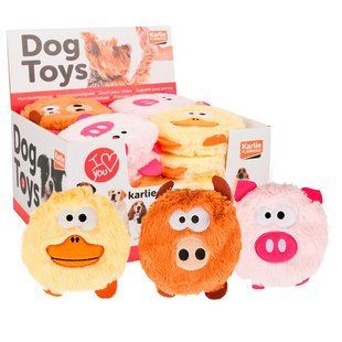 Flamingo Plush Head Duck Pig Wild ФЛАМІНГО КАЧКА СВИНЯ КАБАН м&rsquo;яка іграшка з пищалкою для собак 515137 фото