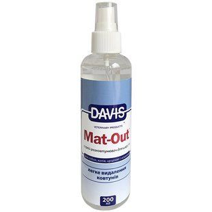 Davis Mat-Out ДЭВИС МЭТ-АУТ средство против колтунов для собак и котов, спрей MOR200 фото