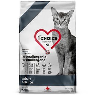1st Choice Adult Hypoallergenic ФЕСТ ЧОЙС ГІПОАЛЕРГЕННИЙ КАЧКА сухий дієтичний беззерновий корм для котів ФЧКГУ4,54 фото