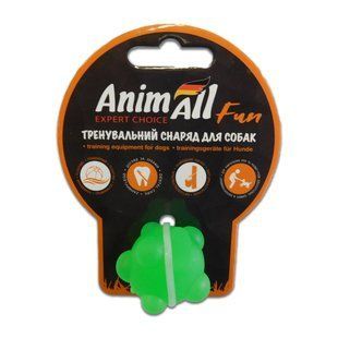 Игрушка AnimAll Fun шар молекула для собак малых пород и котов, зеленая, 3 см 110593 фото