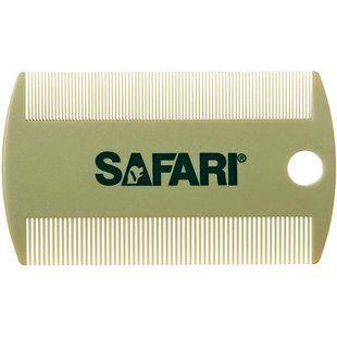 Safari Double-Sided Cat Flea Comb САФАРИ ДВУСТОРОННЯЯ РАСЧЕСКА ОТ БЛОХ для котов W6171 фото