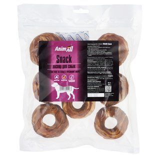 Ласощі AnimAll Snack качине філе на кільці з пресованої шкіри для собак, 500 г 181232 фото
