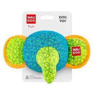 Игрушка для собак WAUDOG Fun, "Слон", Ш 20 см, Д 14 см голубой 62042 фото