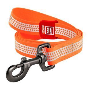 Поводок для собак водостойкий WAUDOG Waterproof, светоотражающий, S, Ш 15мм, Д 183 см оранжевый 26064 фото