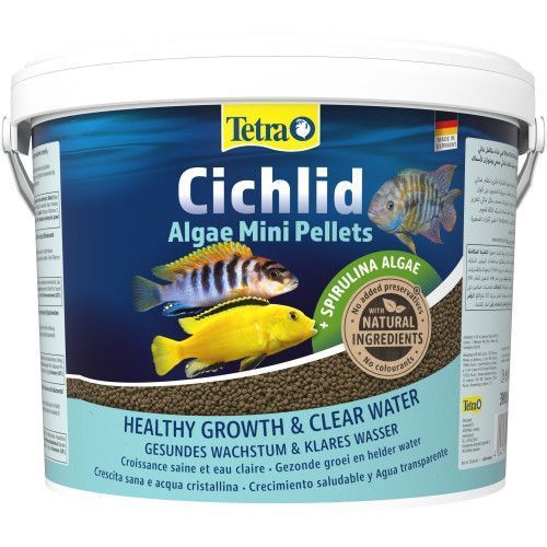 Корм Tetra Cichlid Algae Mini для акваріумних цихлід гранули 10 л/3,9 кг 201408 фото