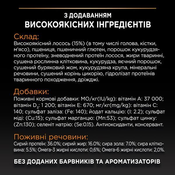 Сухой корм PRO PLAN Adult 1+ Derma Care для взрослых кошек для поддержания здоровья кожи и красоты шерсти, с лососем, 1.5 кг 7613036529150 фото