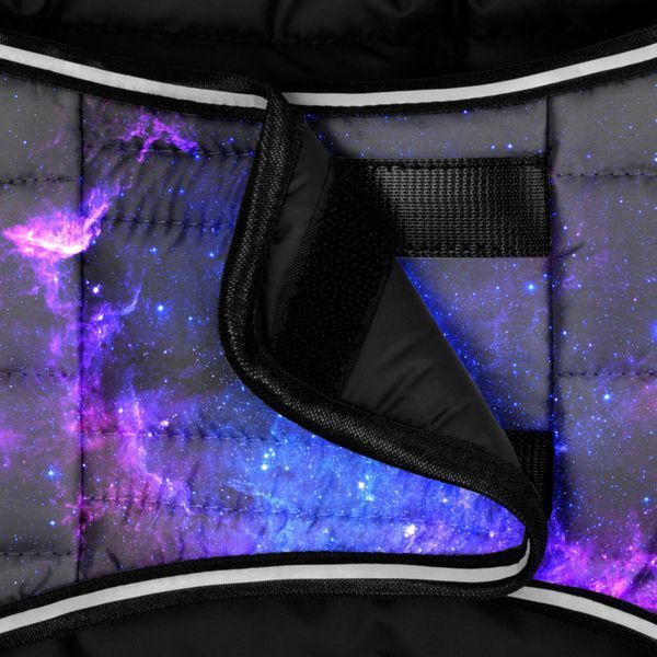 Курточка-накидка для собак WAUDOG Clothes, малюнок "NASA21", XS, А 26 см, B 33-41 см, С 18-26 см 502-0148 фото
