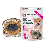 LK Baits Pet Nutrigel Beef S-M Функціональні ласощі для собак для суглобів з яловичиною і спіруліною (&Oslash; 15 мм), 150 г 7777003 фото